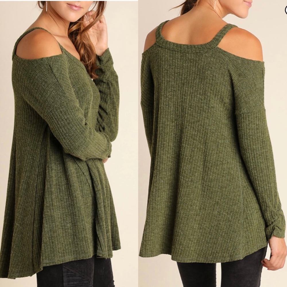 Cold Shoulder Sweater New W/Tags